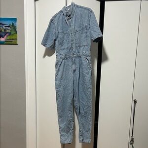 Women's Blue Denim Overalls